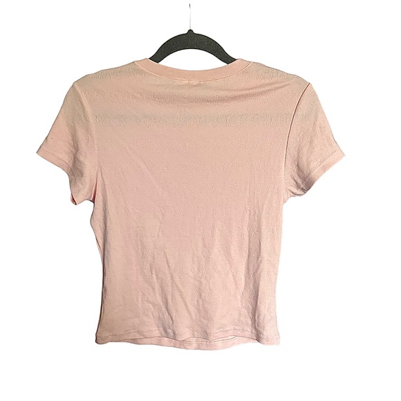 NWT Skims Logo Pointelle T-Shirt - Picture 3 of 8